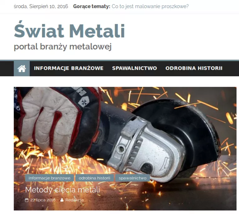 Portal branży metalowej