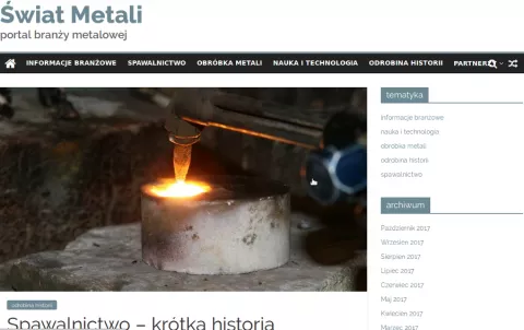 Historia spawania na blogu