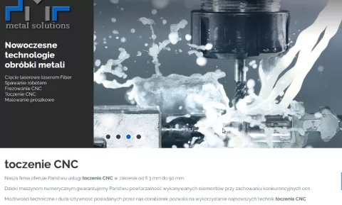 Toczenie CNC to nasza specjalność 