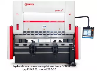 Nowe maszyny w naszym zakładzie