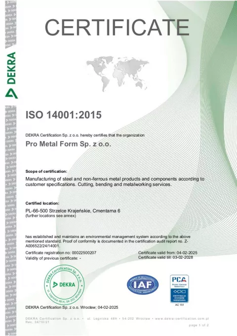 ISO 14001:2015 (EN)