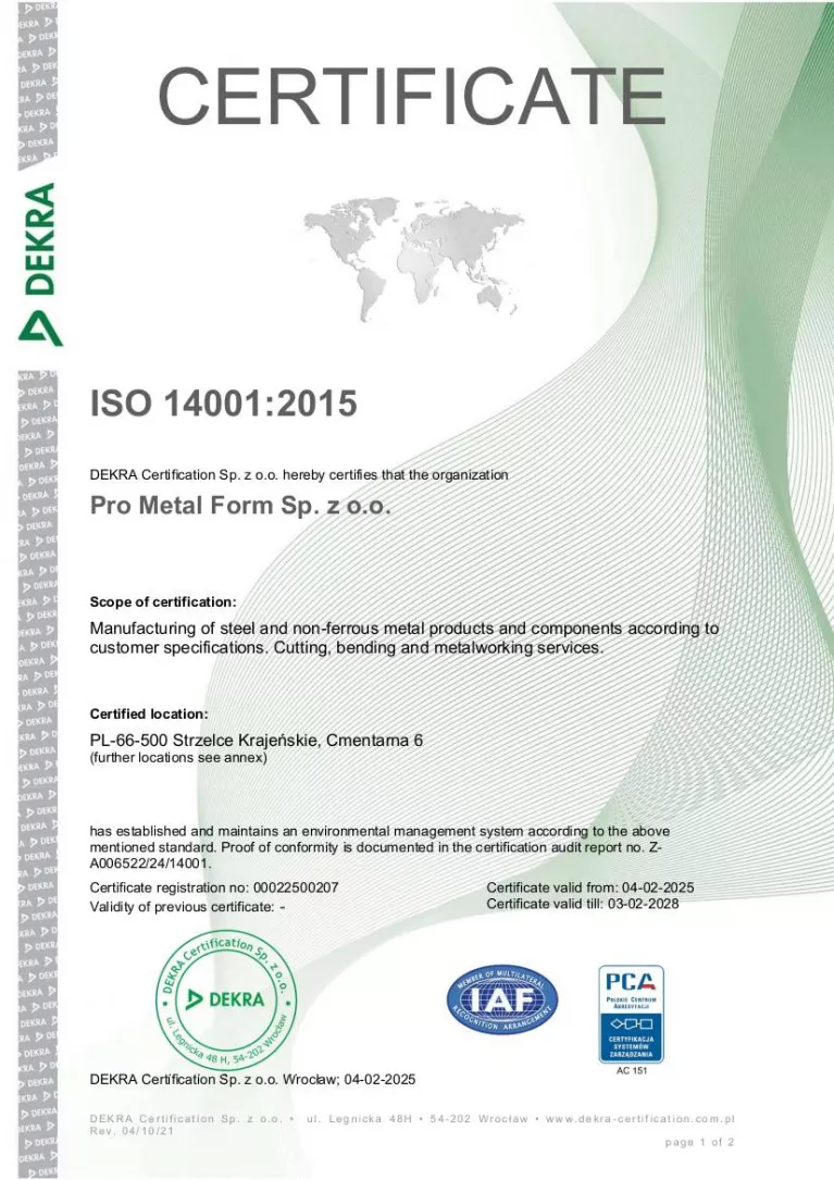 ISO 14001:2015 (EN)