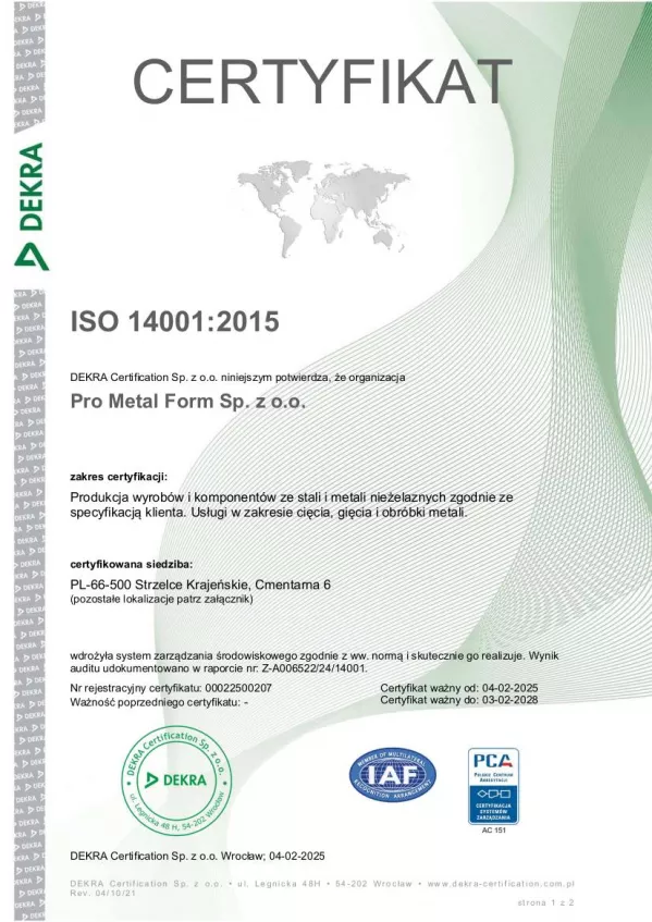ISO 14001:2015 (PL)
