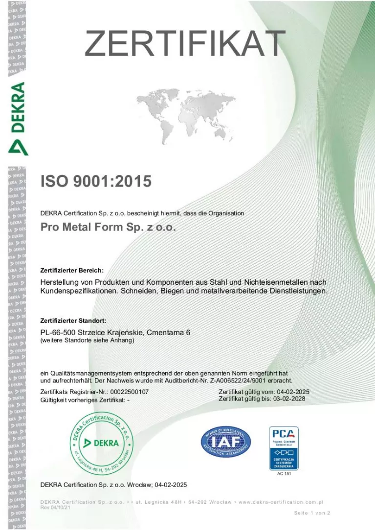 ISO 9001:2015 (DE)