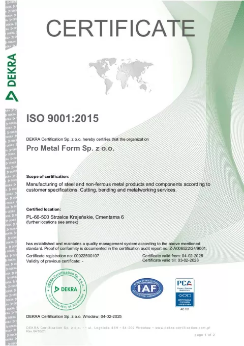 ISO 9001:2015 (EN)