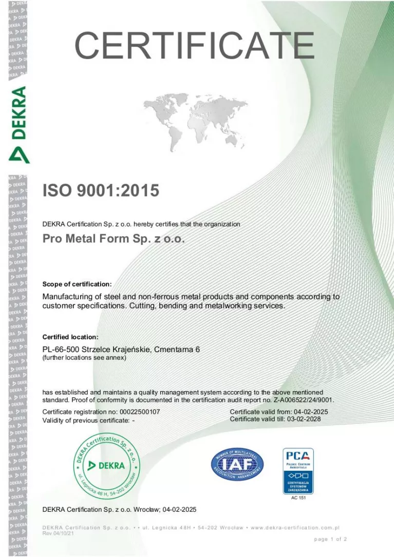 ISO 9001:2015 (EN)