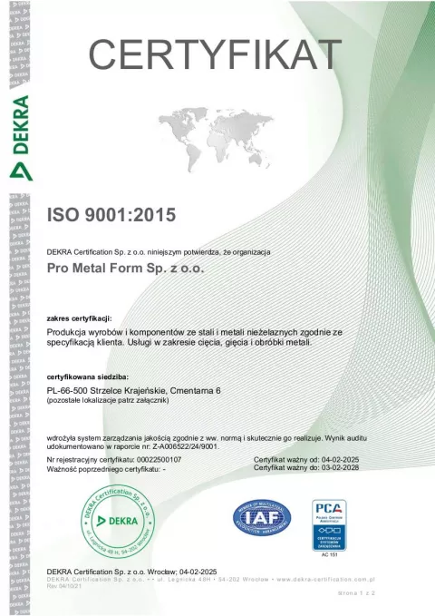 ISO 9001:2015 (PL)