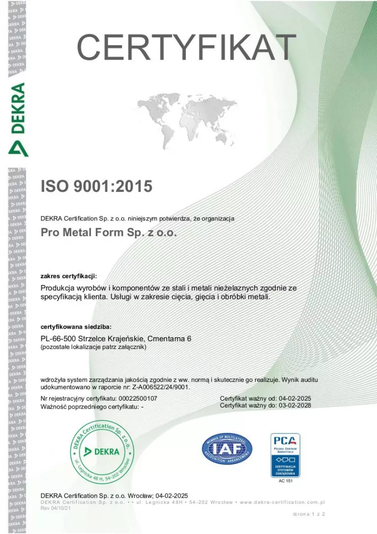 ISO 9001:2015 (PL)
