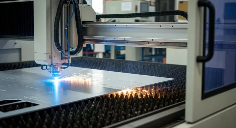 Laserschneiden von Aluminium