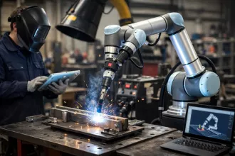 Coboty w spawaniu zrobotyzowanym metali