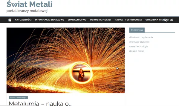 Miedź, metale szlachetne i metalurgia - nowe tematy na portalu swiatmetali.eu